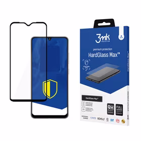 Sustiprintas pilnai dengiantis grūdintas stiklas 3mk HardGlass Max Black, skirtas "Samsung Galaxy A32 4G