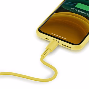 USB Кабель Baseus "Colorful" жёлтый Lightning 120cm