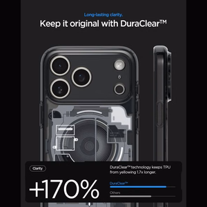 Spigen Ultra Hybrid MagSafe Zero One dėklas iPhone 18 Pro Max / 17 Pro Max, juodas