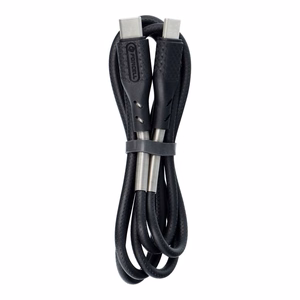 FORCELL F-ENERGY Carbon CB-02C kabelis Type C į Type C PD QC4.0 5A 66W 1 m juodas