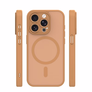 Mag Matt dėklas iPhone 15 Pro 6,1" rudas