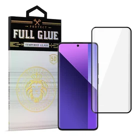 LCD apsauginis stikliukas Hard Full Glue 5D Xiaomi Redmi Note 13 Pro Plus 5G juodas
