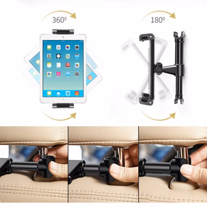 Blavec Automobilio laikiklis BH-17 prie galinės sėdynės galvos atramos (BH17-HRB) juodas