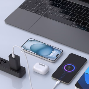 Dudao L9C Max 240W PD USB-C - USB-C kabelis 1.2m - baltas