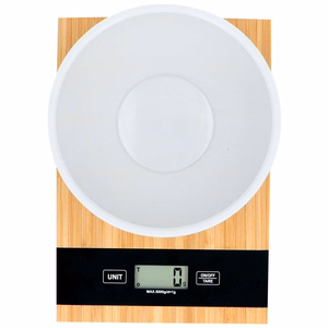 Alpina skaitmeninės bambukinės virtuvinės svarstyklės, iki 5 kg