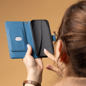 TFO Smart Triangle atverčiamas dėklas, skirtas Xiaomi Redmi A7 Pro – mėlynas