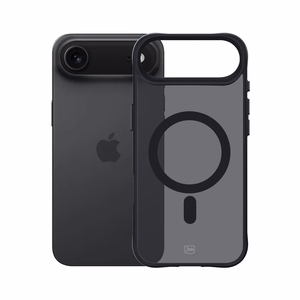 3mk Smoke Magnetinis dėklas telefonui iPhone 17 Air - juodas pusiau skaidrus