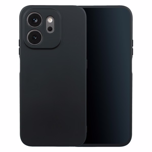 juodas silikoninis dėklas Honor 600 Smart
