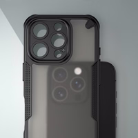 Defender Matinis dėklas for iPhone 16 Pro 6,3" juodas