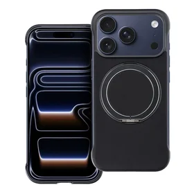 Dėklas EDGE FREE suderinamas su MagSafe skirtas IPHONE 17 juodas