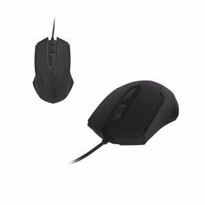 ART laidinė kompiuterio pelė USB A 1000 dpi AM-93 juoda