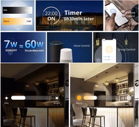 SONOFF B02-F-ST64 išmanioji filamentinė lemputė, 7W, E27, 1800-5000K, Wi-Fi