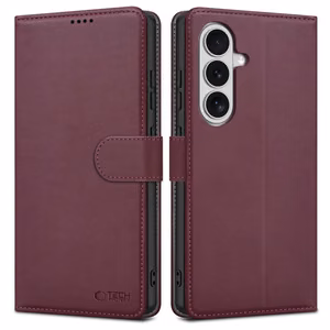 Tech-Protect Piniginė Dėklas for Samsung Galaxy S26 - bordo