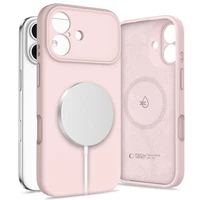 Tech-Protect Silicone magnetinis dėklas telefonui iPhone 17 - rožinė