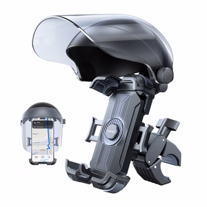 Joyroom JR-ZS526 dviračio laikiklis su saulės skydeliu automatinis juodas