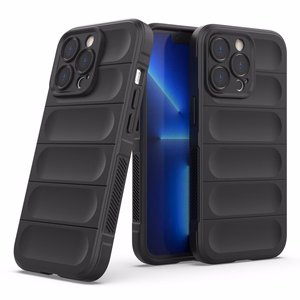 Чехол Magic Shield для iPhone 13 Pro гибкий бронированный тёмно-синий