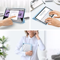 Dėklas Dux Ducis Toby Samsung X210/X215/X216 Tab A9 Plus 11.0/X230/X235/X236 Tab A11 Plus 11.0 mėlynas