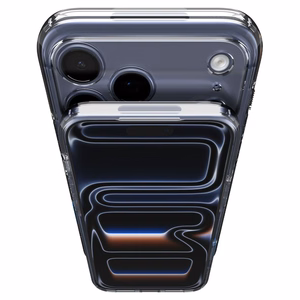 Spigen Thin Fit MagSafe Dėklas iPhone 17 Pro Max - Clear Tamsiai mėlynas Mėlynas