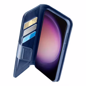 Cellularline Book Agenda - dėklas Samsung Galaxy S24 Ultra (Navy mėlynas)