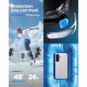 Spigen Ultra Hybrid dėklas Galaxy A57 5G skaidrus