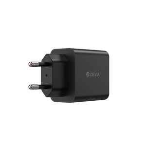 Devia wall įkroviklis Rocket PD 45W 1x USB-C baltas + laidas USB-C - USB-C