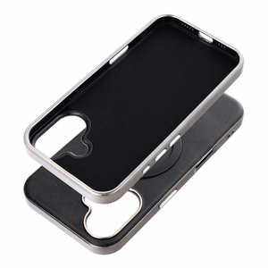 GENTLEMAN MAG COVER Dėklas telefonui su magnetiniu MagSafe IPHONE 15 PRO MAX juodas