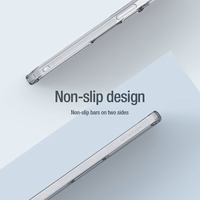 Nillkin Nature Pro šarvuotas dėklas su magnetiniu žiedu Samsung Galaxy S24+ telefonui - baltas