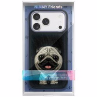 NIMMY dėklas BIG EYED PET 2.0 Šuo IPHONE 17 juodas