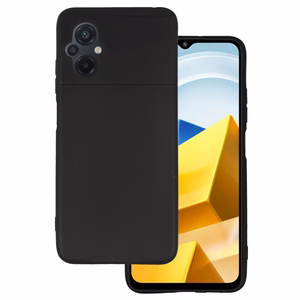 Dėklas telefonui matinis XIAOMI POCO M5 juodas