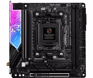 Asrock Phantom Gaming B850I Lightning WiFi pagrindinė plokštė AMD B850 Socket AM5 mini ITX