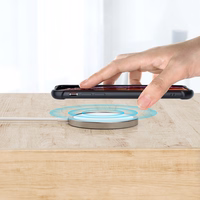 BWOO WL-12 PD belaidis įkroviklis 15W, juodas