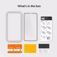 Spigen ALM Glass FC grūdintas stiklas iPhone 11 / XR - juodas