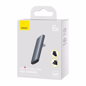 BASEUS GaN5 PRO 65W TINKLO ĮKROVIKLIS ITIN GREITAS USB C USB A QC