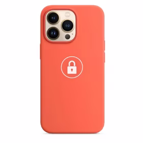 Dėklas "Silicone Case v2" skirtas iPhone 13 Pro / Nectarine / su įpakavimu