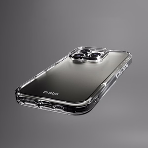 SBS rinkinys su D3O technologija iPhone 16 Pro - dėklas + apsauginis stiklas ir kameros apsauga - skaidrus