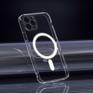 Anti Shock 1,5 mm Mag чехол iPhone 15 Pro Max 6,7" прозрачный защита камеры