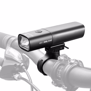 Rockbros RHL950 priekinis dviračio žibintas, 950lm su išimama USB-C baterija – spalva: juoda