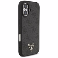 Guess 4G Dirželis Triangle Logo MagSafe dėklas for iPhone 17 - juodas