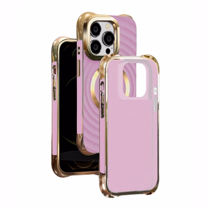 Circle Glam Magnetinis dėklas telefonui iPhone 14 Pro 6,1" violetinis