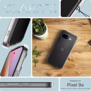 Spigen Ultra Hybrid dėklas telefonui Google Pixel 9A - skaidrus
