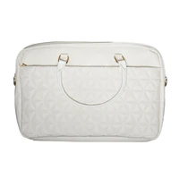 Wonder Dėklas nešiojamam kompiuteriui 17 colių pico dygsniuotas smėlinas