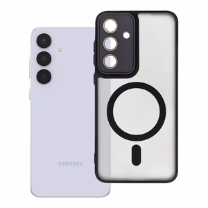 VARIETE MAG COVER Dėklas telefonui, suderinamas su MagSafe, skirtas SAMSUNG S25 FE juodas