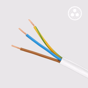 Rebel ilgintuvas, 5 prancūziško tipo lizdai, 5 m, be jungiklio, 3×1,5 mm, baltas