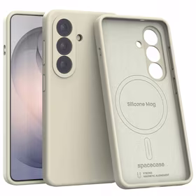 Spacecase silikoninis dėklas Mag Galaxy S26 smiltinė