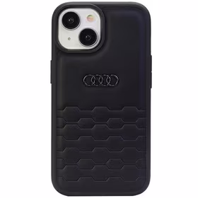 Audi GT Sintetinės odos dėklas telefonui iPhone 15 Plus - juodas
