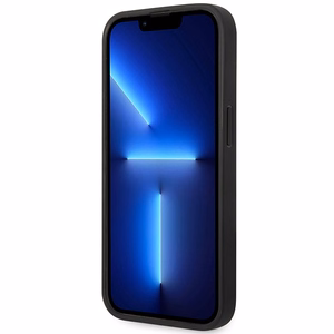 Dėklas telefonui BMW BMHMP14L22RPSK iPhone 14 Pro 6.1" juodas/juodas odos sėdynių raštas MagSafe