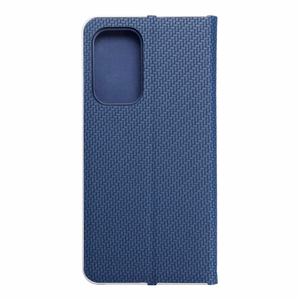 Dėklas telefonui LUNA Book Carbon for SAMSUNG A53 5G - mėlynas (m)
