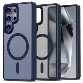 Tech-Protect MagMat Magnetinis dėklas telefonui Samsung Galaxy S25 Ultra - skaidrus mėlynas