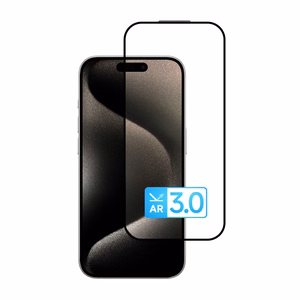 Grūdintas stiklas Tel Protect 10X AR 3.0 AntiReflective Titanium skirtas Iphone 15 Pro Max