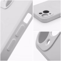 SILIKONINIS MAG DANGTELIS, suderinamas su MagSafe, skirtas SAMSUNG A57, pilkas titaninis